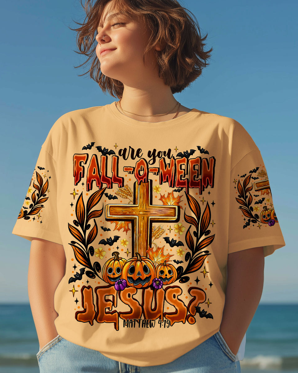 Are You Fall-O-Ween Jesus Women's All Over Print Shirt - Tltr2507251 ...