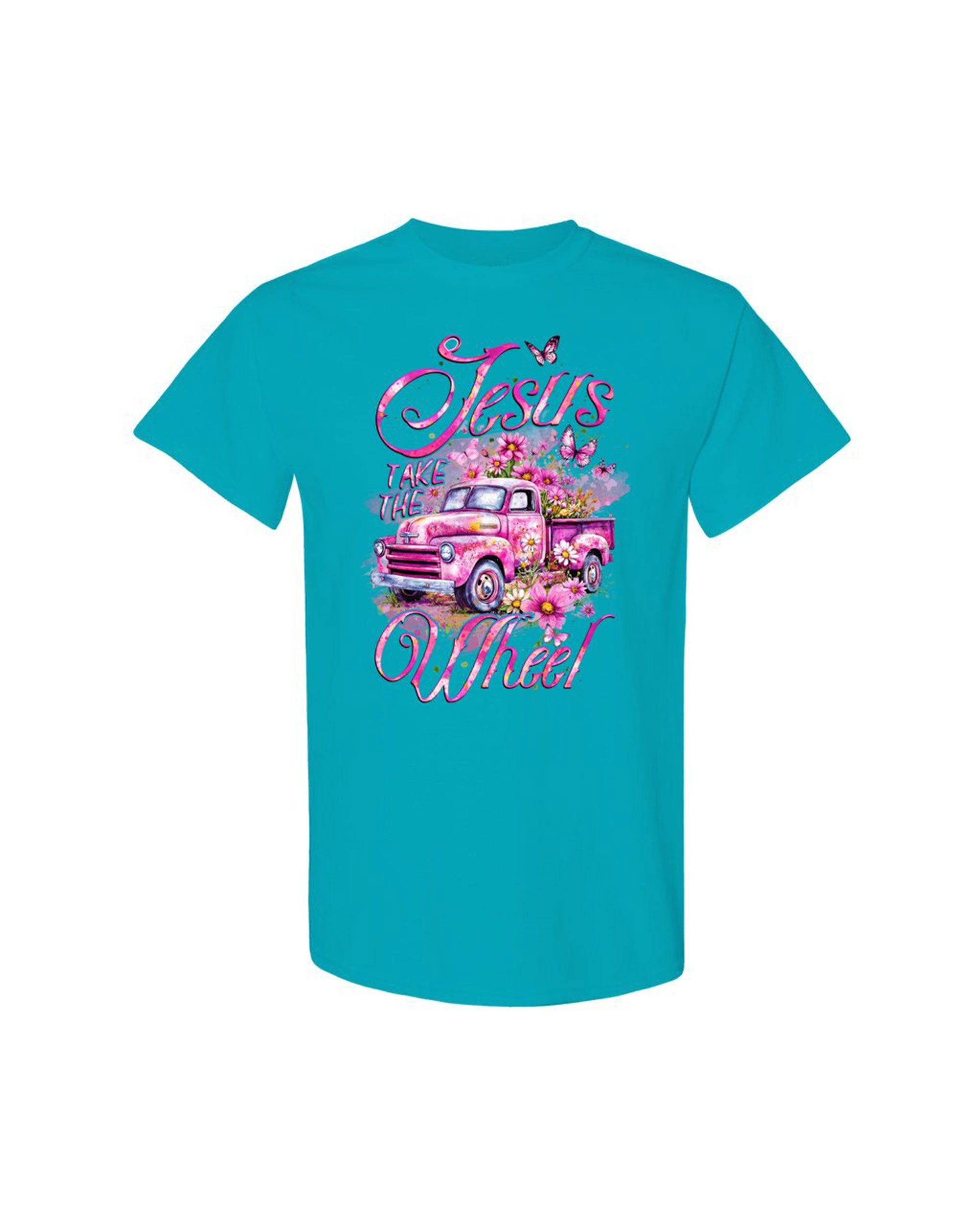 Jesus Take The Wheel Cotton Shirt - Tyqy1604254