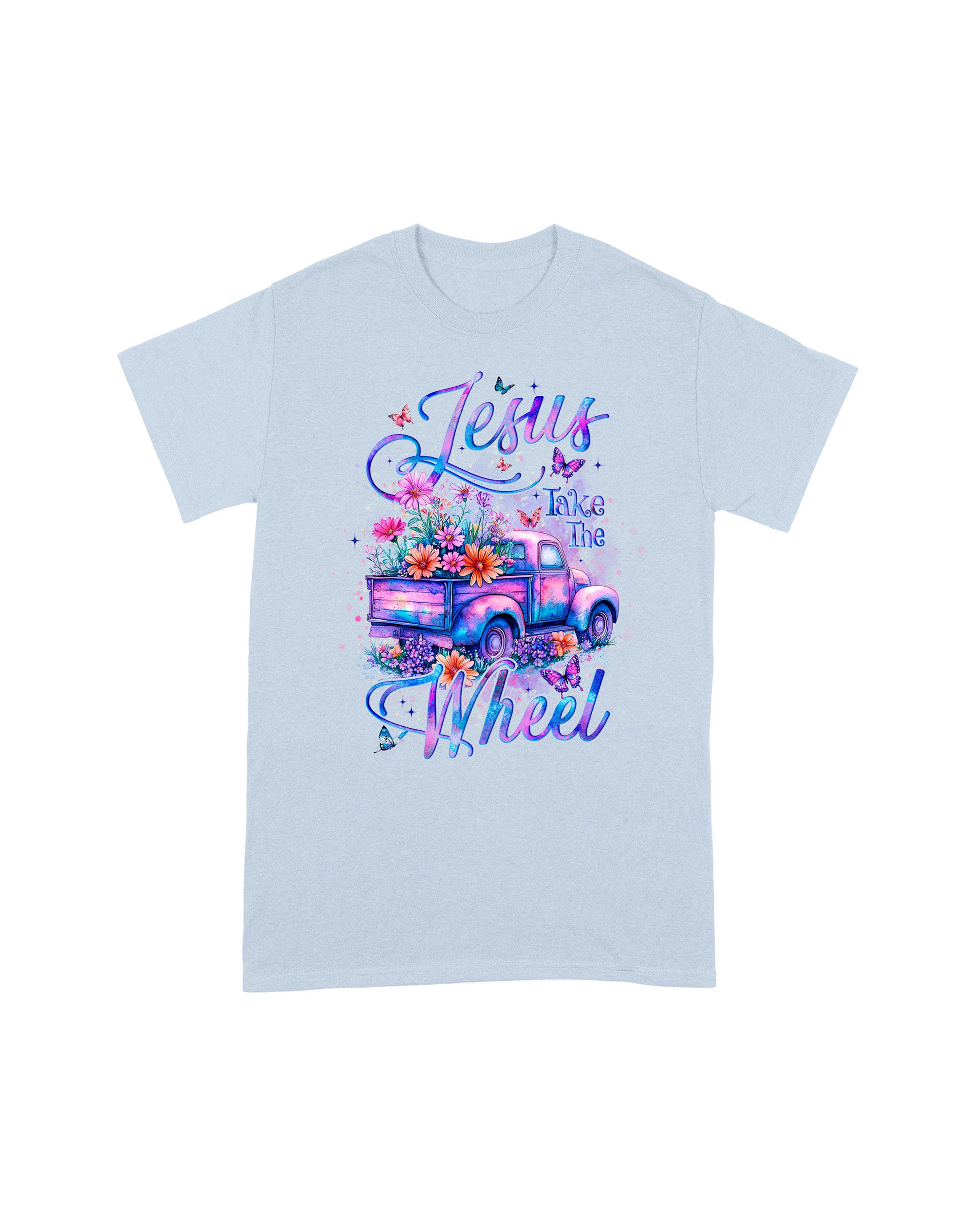 Jesus Take The Wheel Cotton Shirt - Tyqy1806253