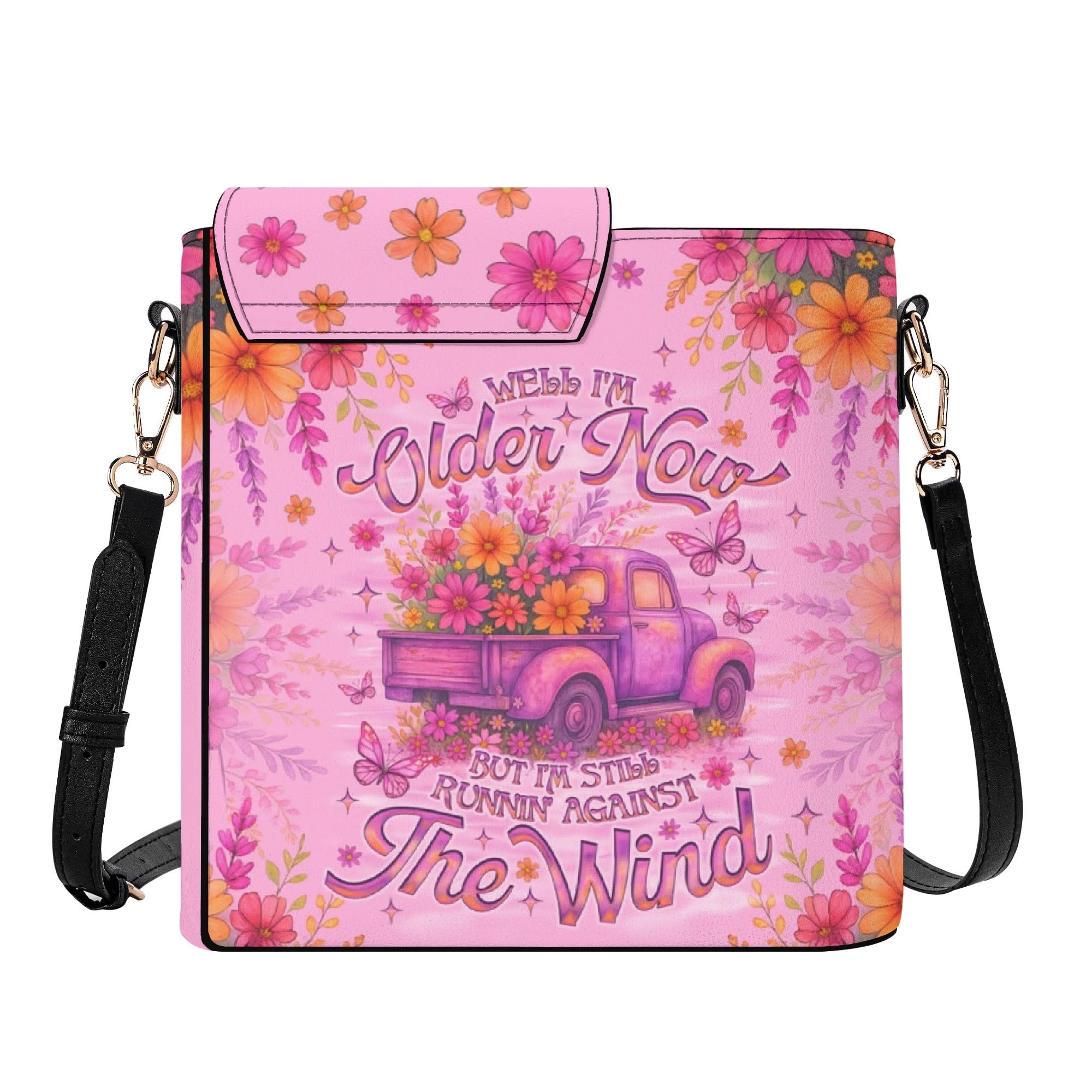 Running Against The Wind Truck Leather Tumbler Storage Bag - Tlno0608254