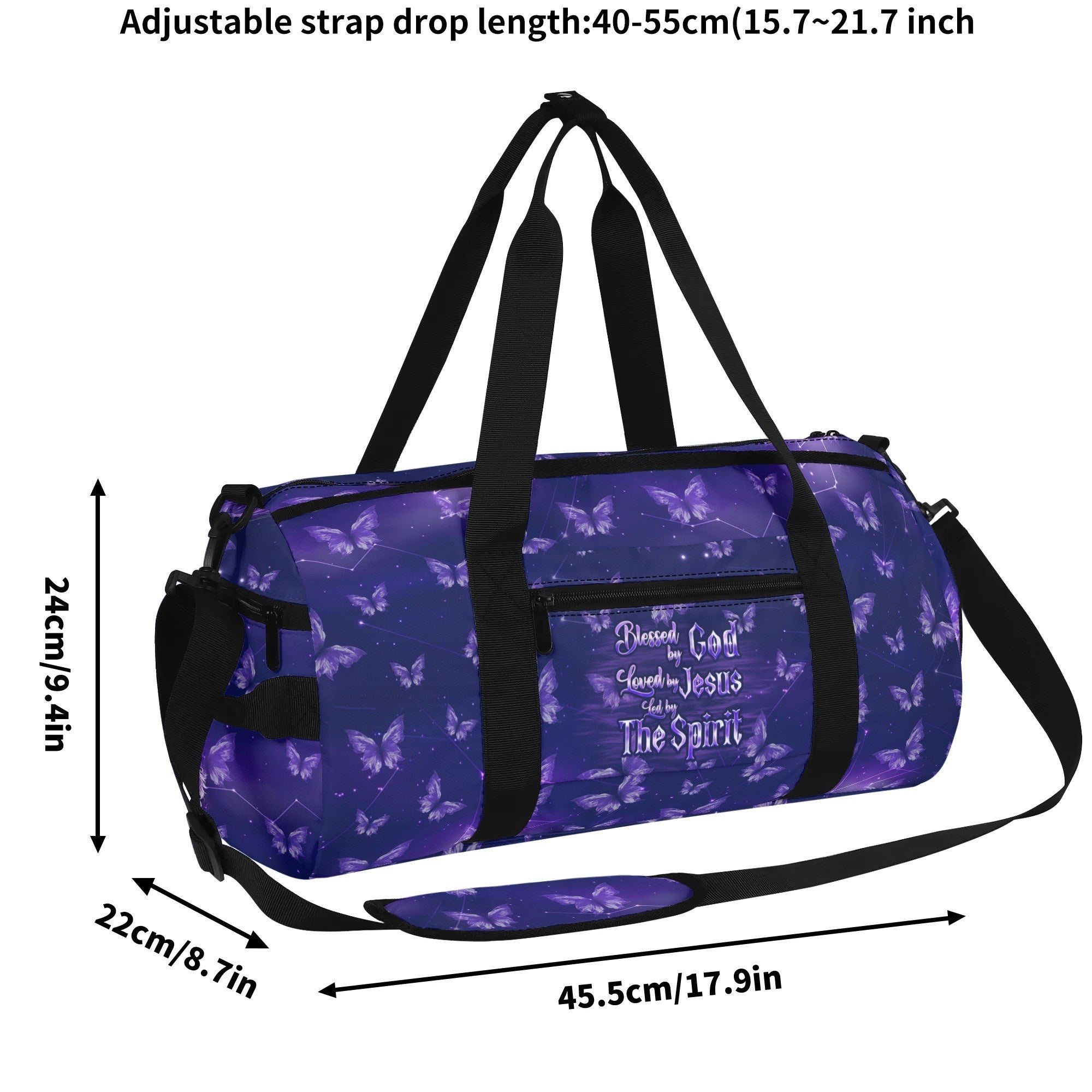 Blessed By God Loved By Jesus Lion Travelling Bag - Tyqy2508252