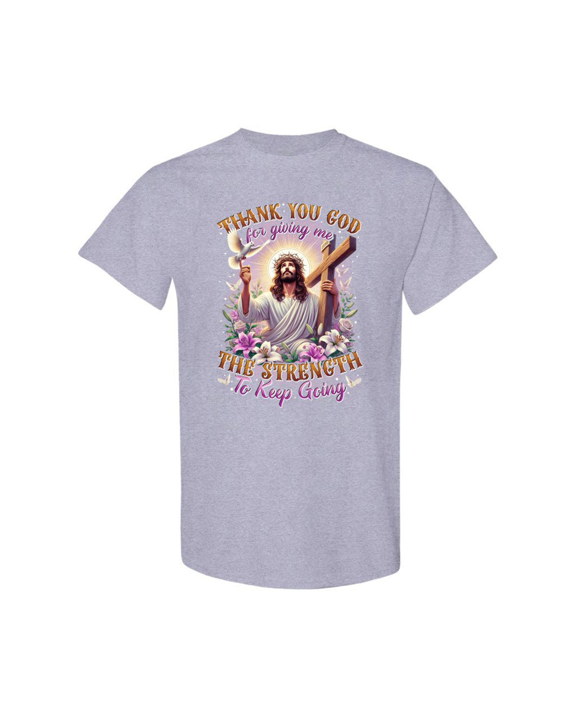 Thank You God Cotton Shirt - Tytd2403253