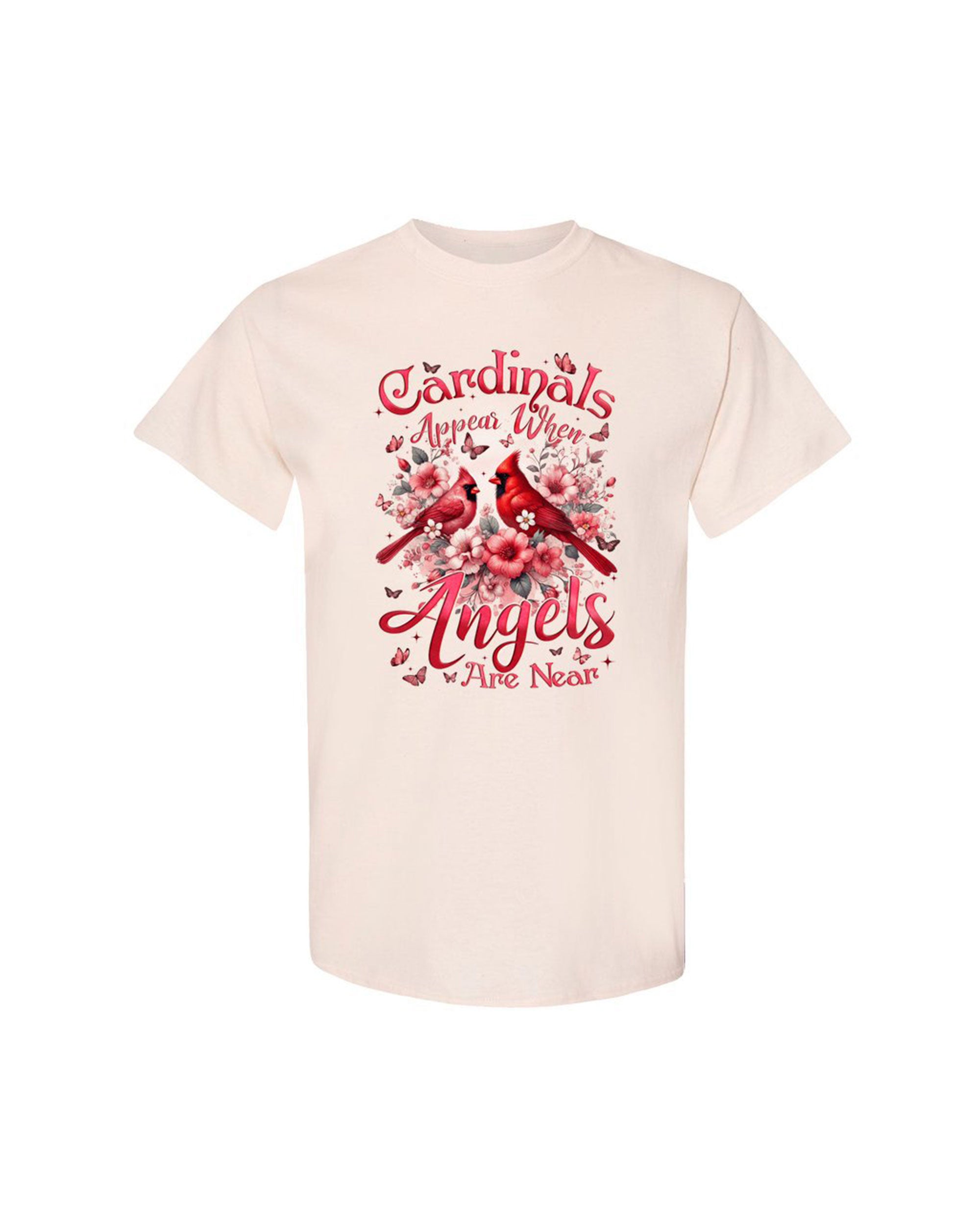 When Cardinals Appear Angels Are Near Cotton Shirt - Tyqy1802255