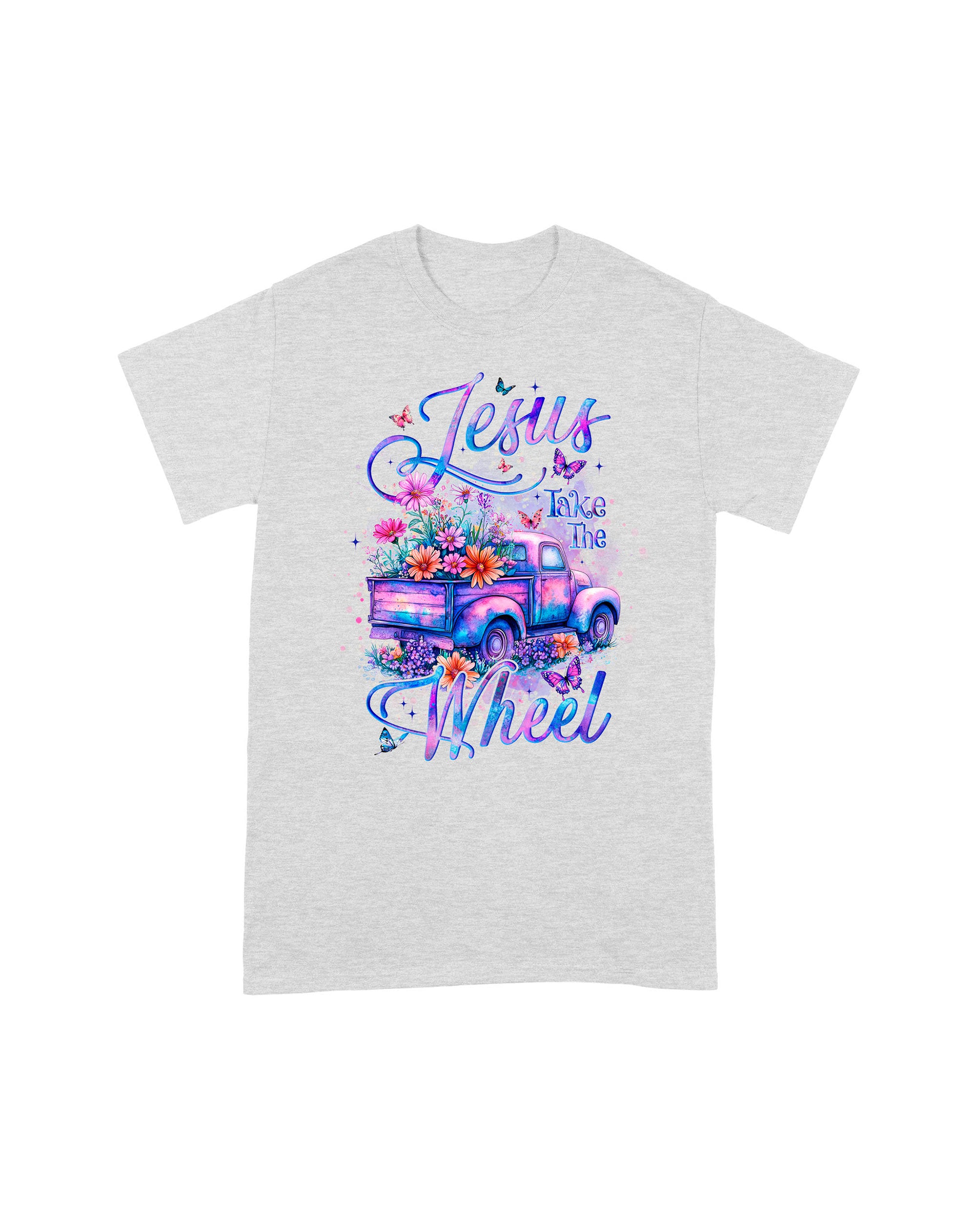 Jesus Take The Wheel Cotton Shirt - Tyqy1806253