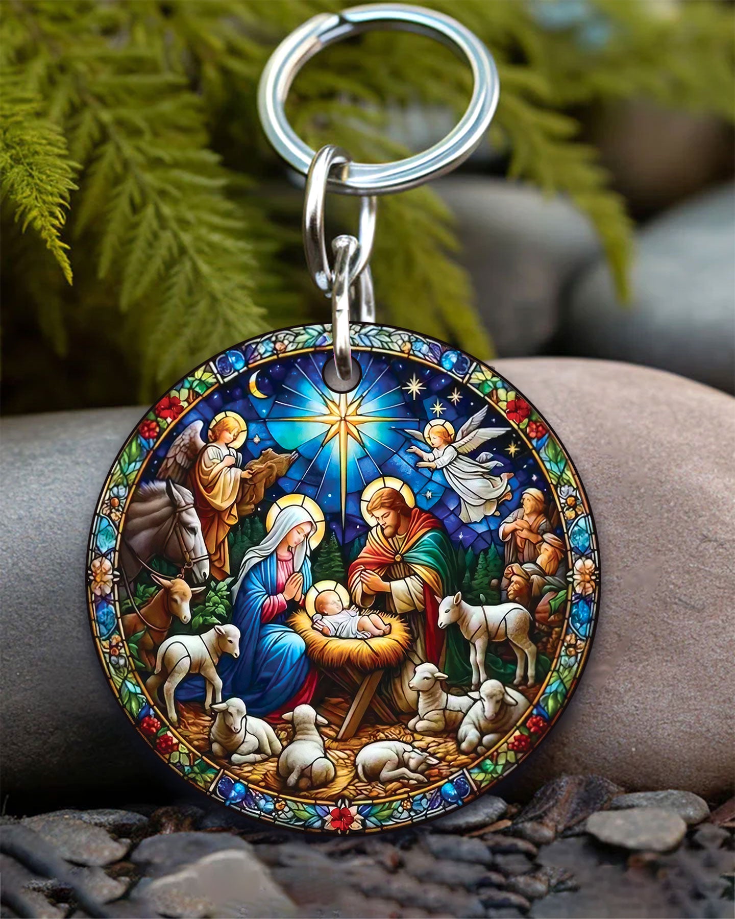 Nativity Scene Ornament & Keychain - Yhlt2209255