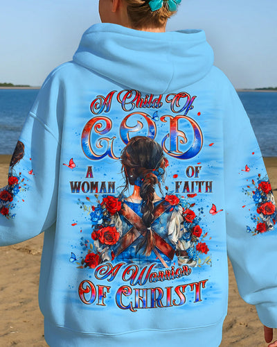 A Child Of God A Woman Of Faith Women's All Over Print Shirt - Yhlt1609254