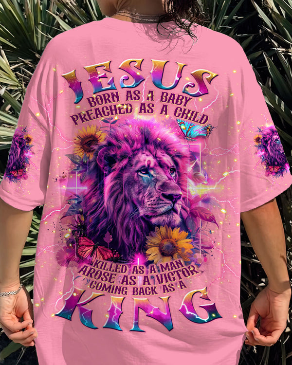 Coming Back As A King Lion Women's All Over Print Shirt - Tlnt0904243