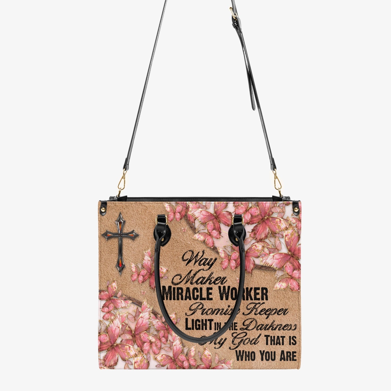Way Maker Miracle Worker Leather Handbag - Tytd0304241