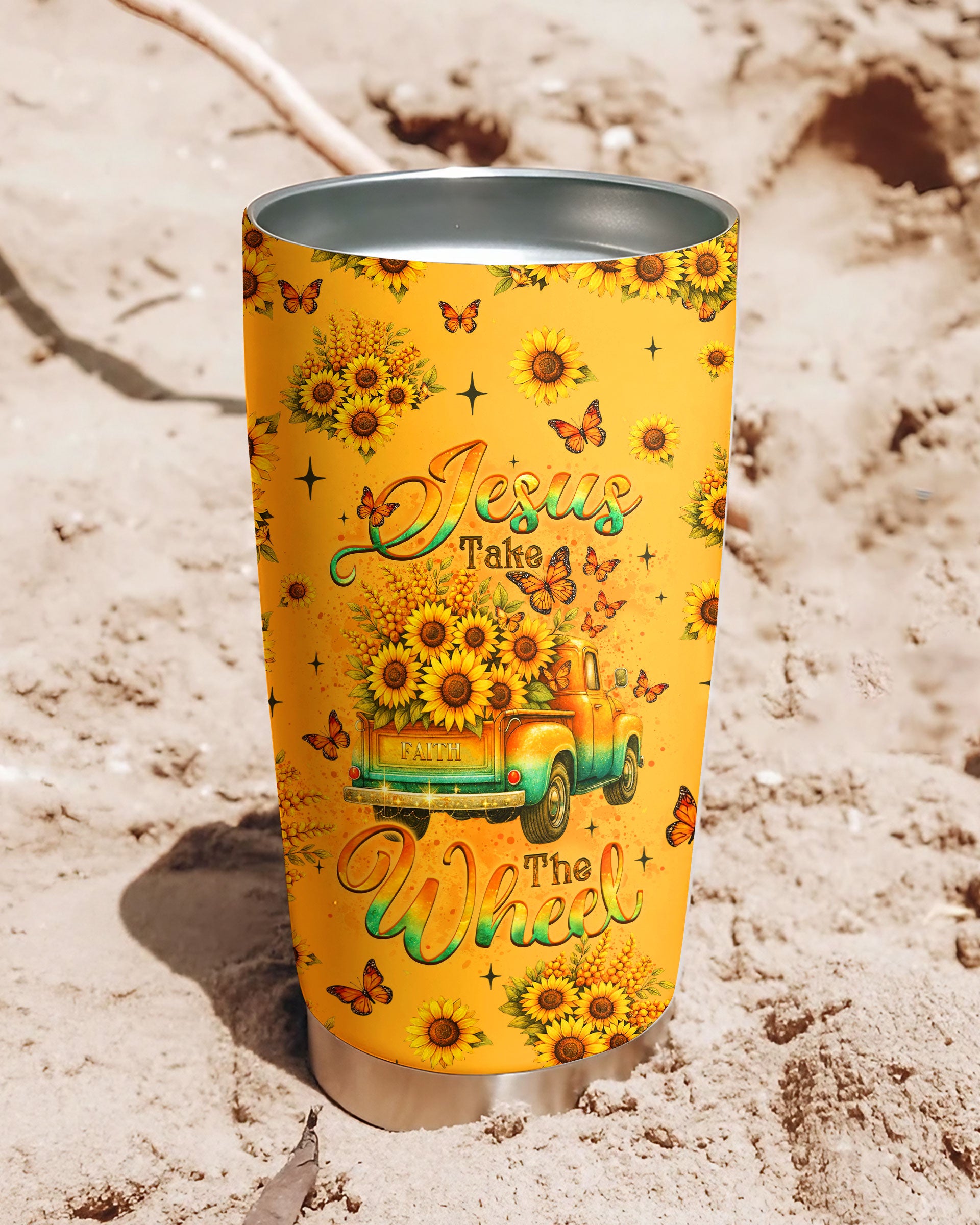Jesus Take The Wheel Tumbler - Yhlt2309255