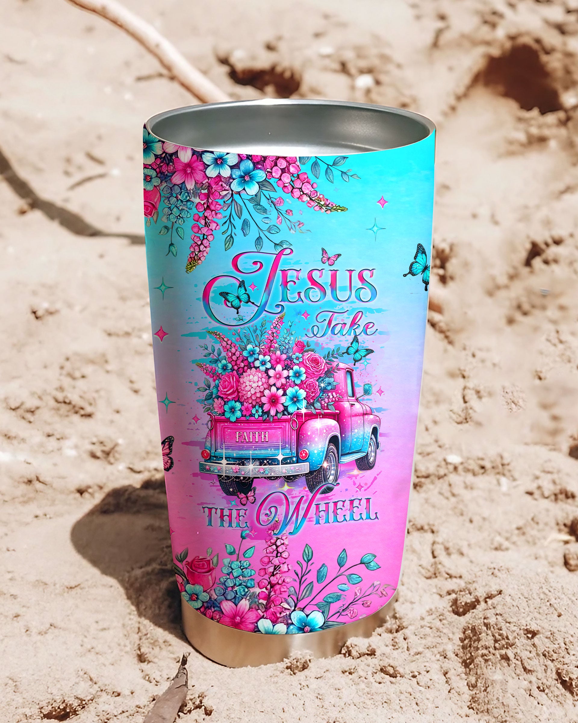 Jesus Take The Wheel Tumbler - Yhlt0409254