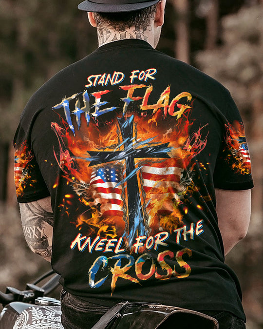Stand For The Flag Kneel For The Cross Men's All Over Print Shirt - Tl –  Faith Hope Love