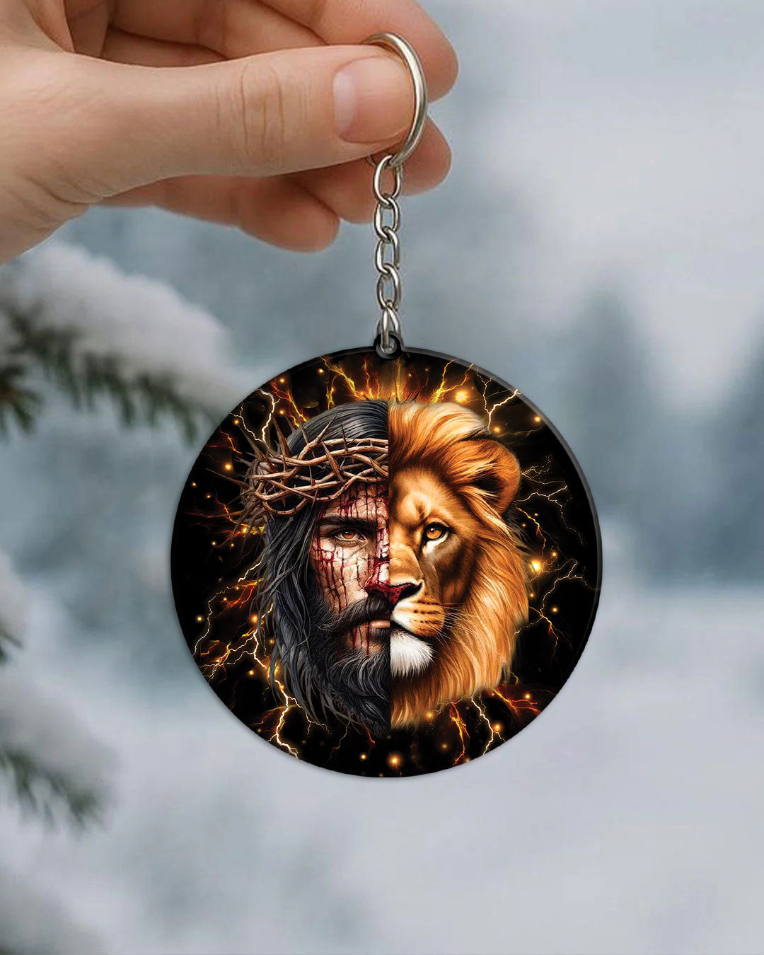 Jesus Lion Ornament & Keychain - Yhhn1709257
