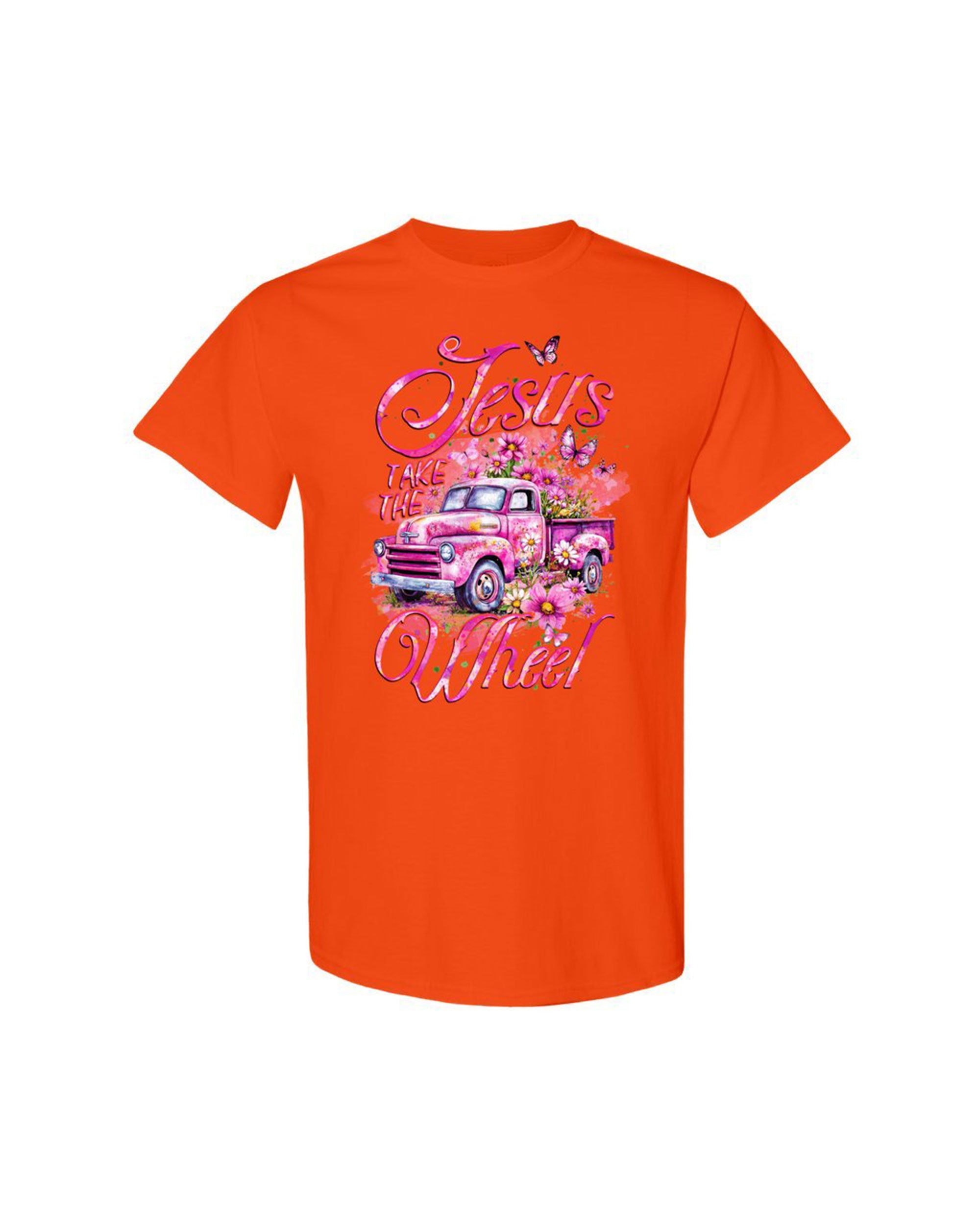 Jesus Take The Wheel Cotton Shirt - Tyqy1604254