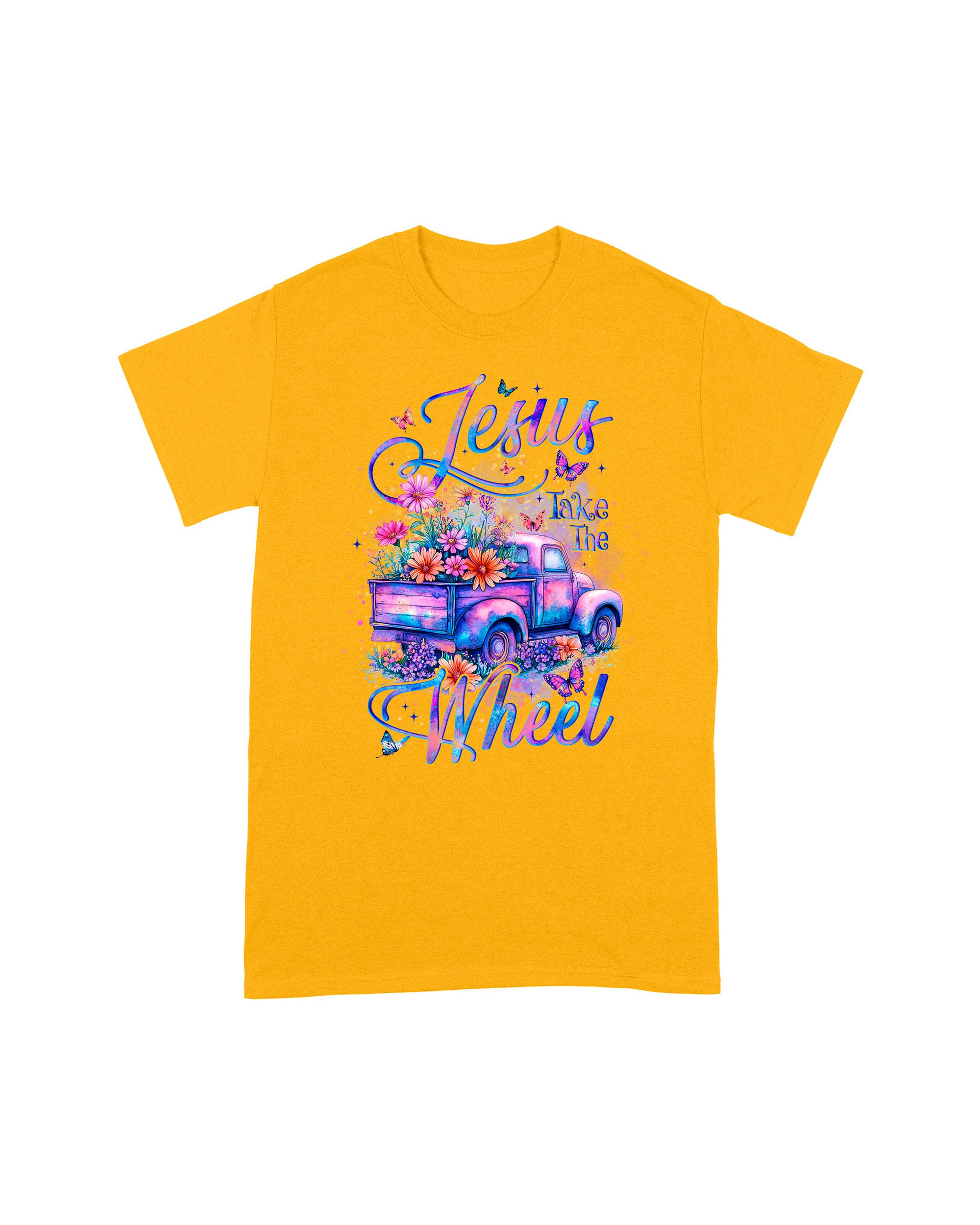 Jesus Take The Wheel Cotton Shirt - Tyqy1806253