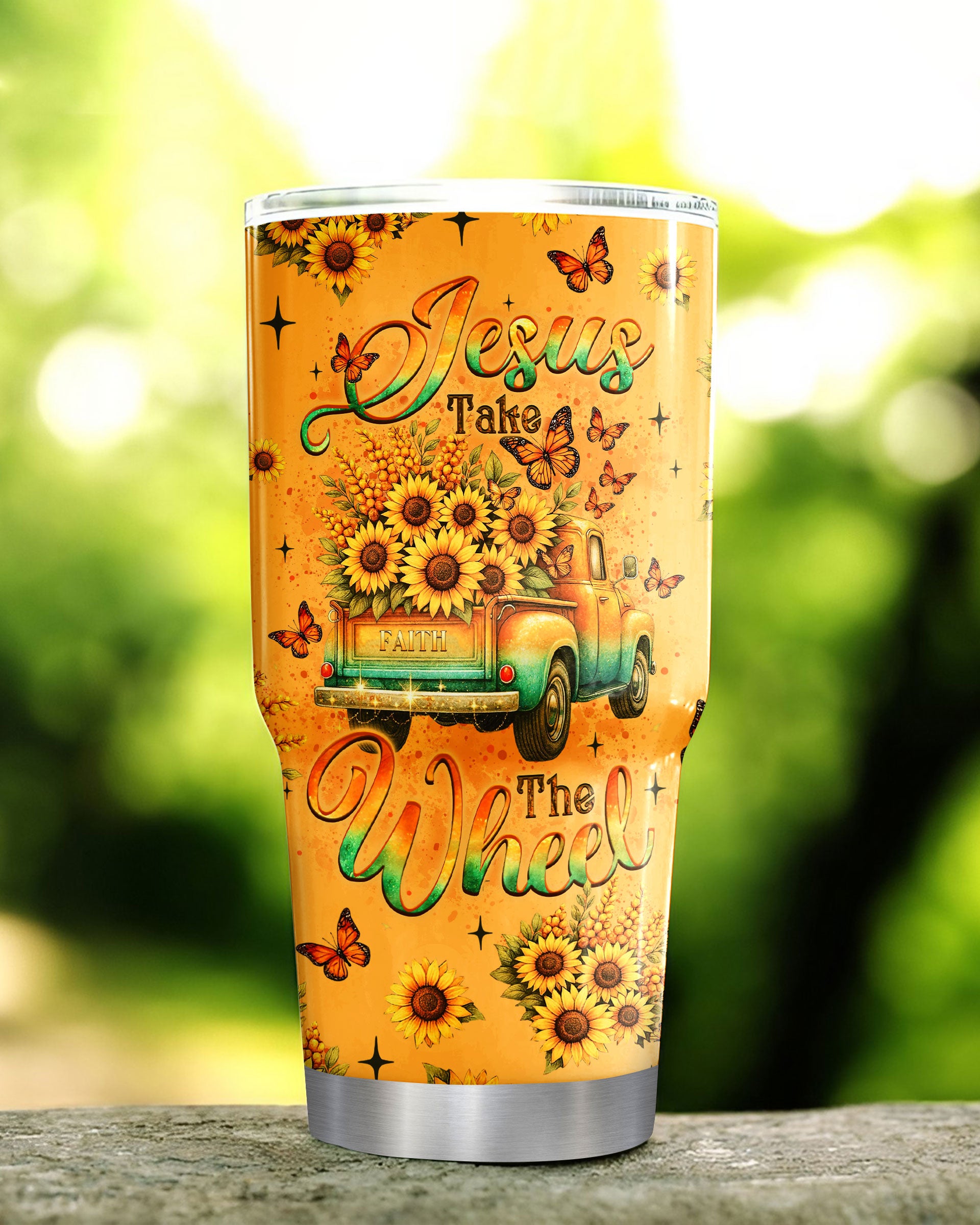 Jesus Take The Wheel Tumbler - Yhlt2309255
