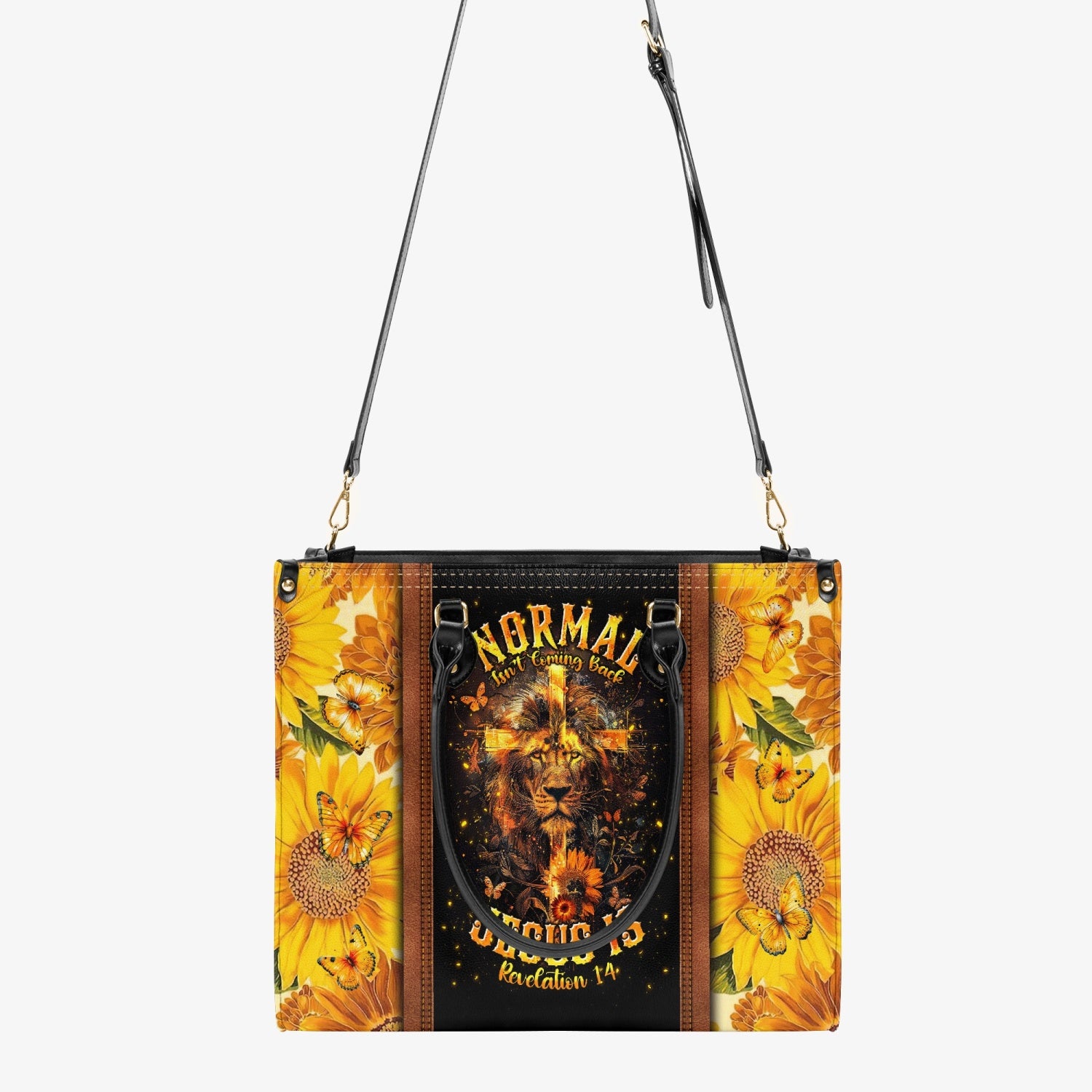 Normal Isn't Coming Back Leather Handbag - Tlnt0804245