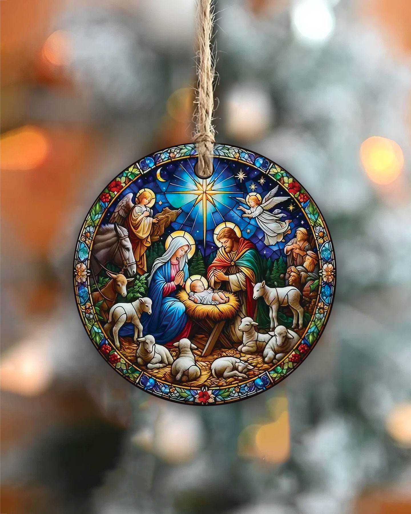 Nativity Scene Ornament & Keychain - Yhlt2209255