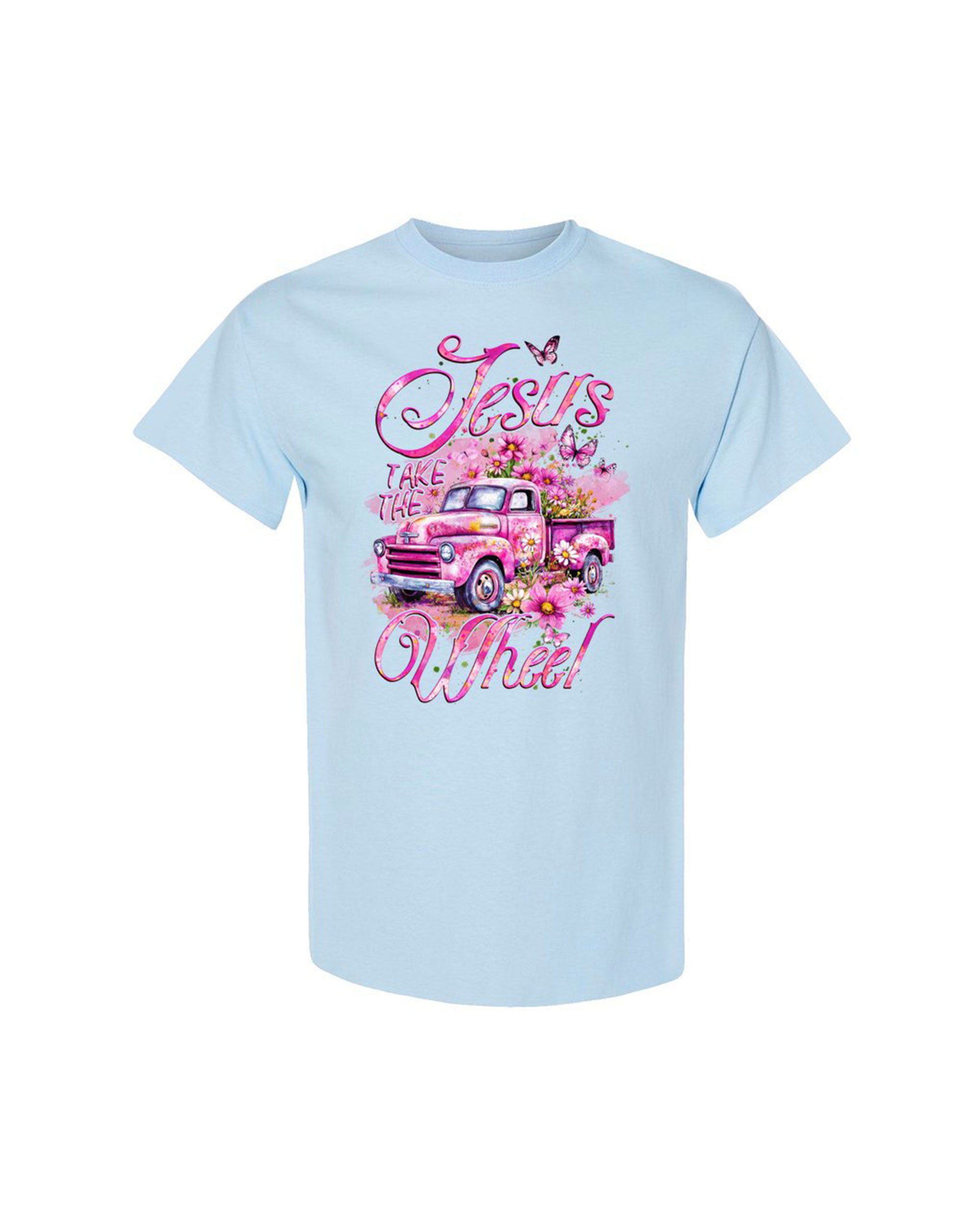 Jesus Take The Wheel Cotton Shirt - Tyqy1604254