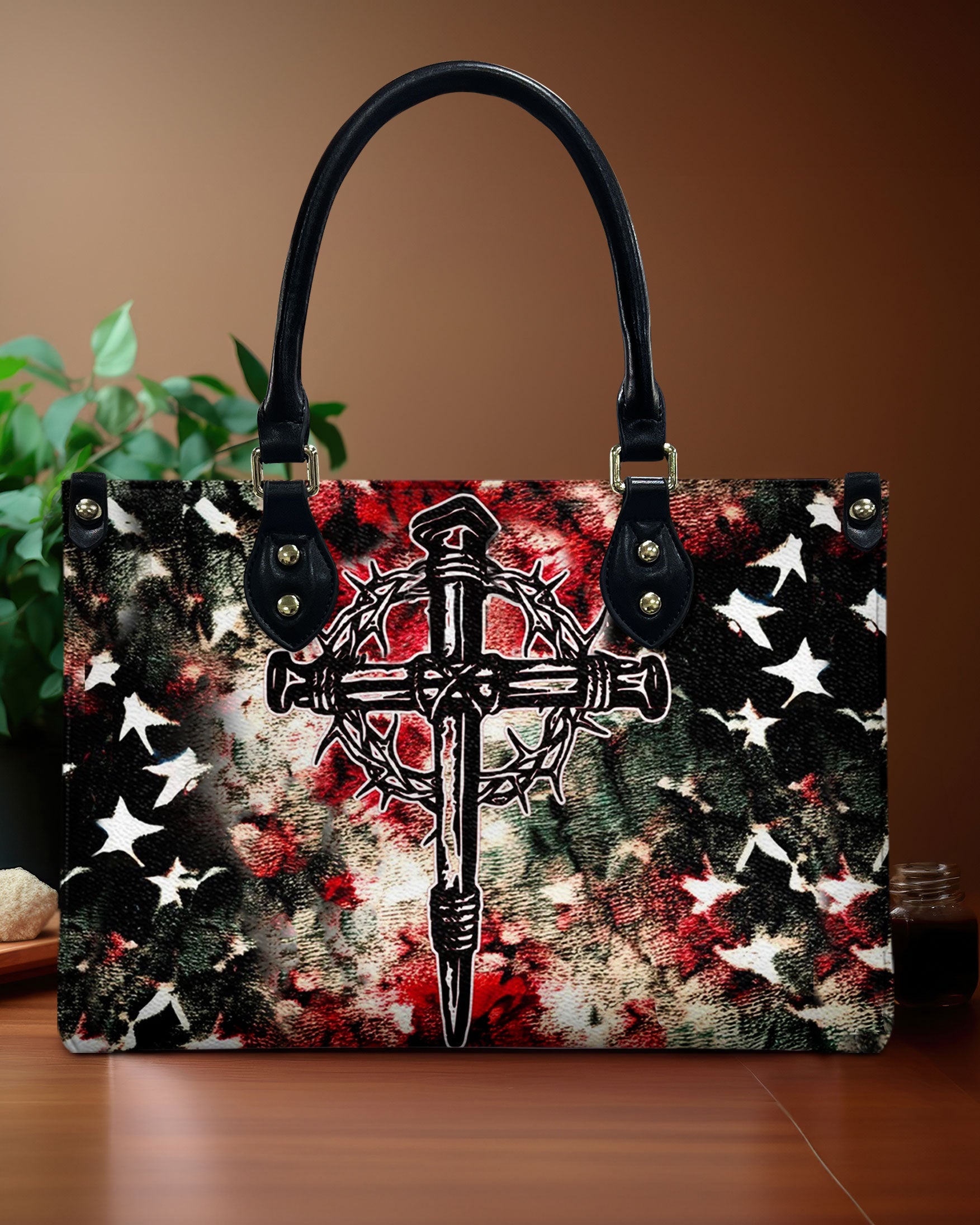 Cross Faith Leather Handbag - Yhhn0512244
