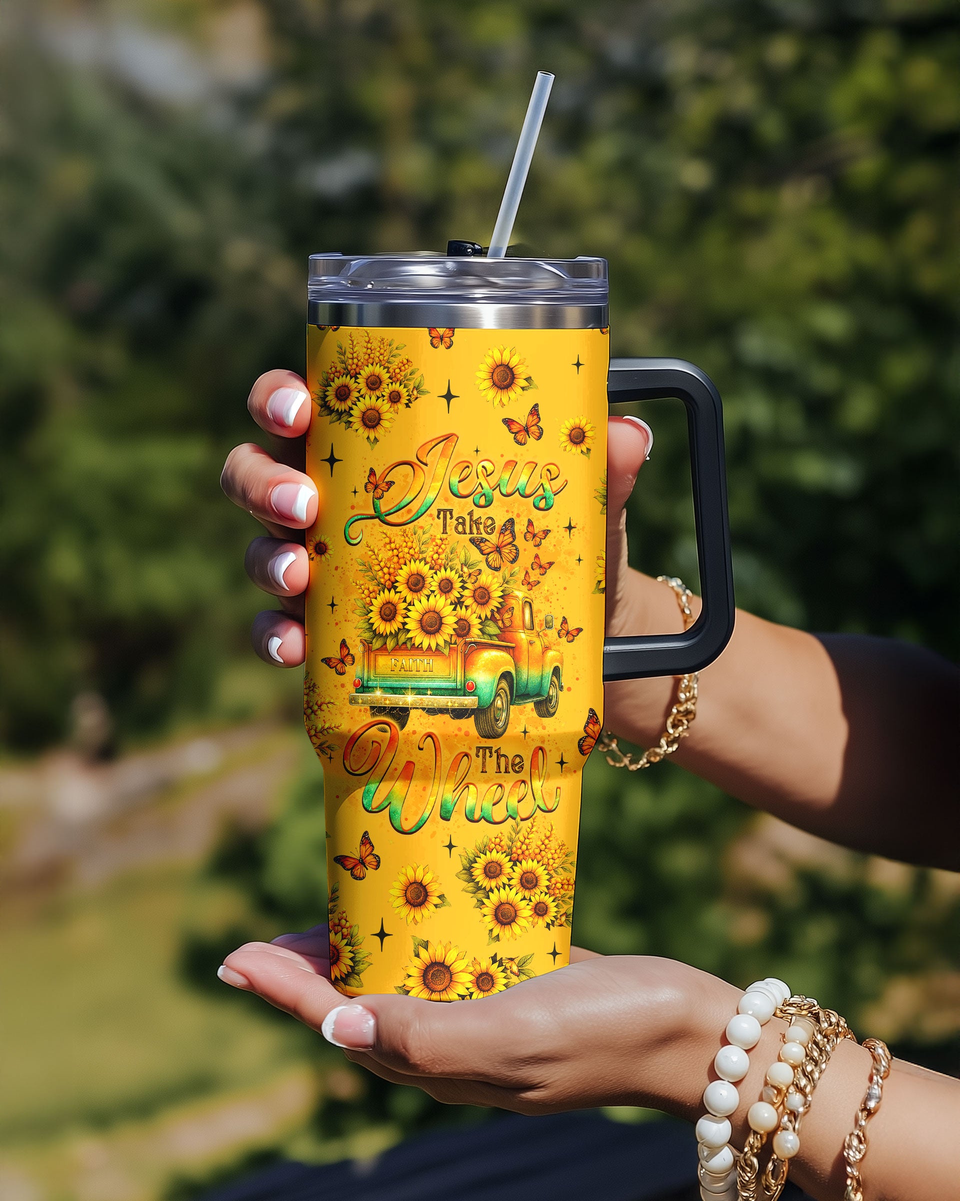 Jesus Take The Wheel Tumbler - Yhlt2309255