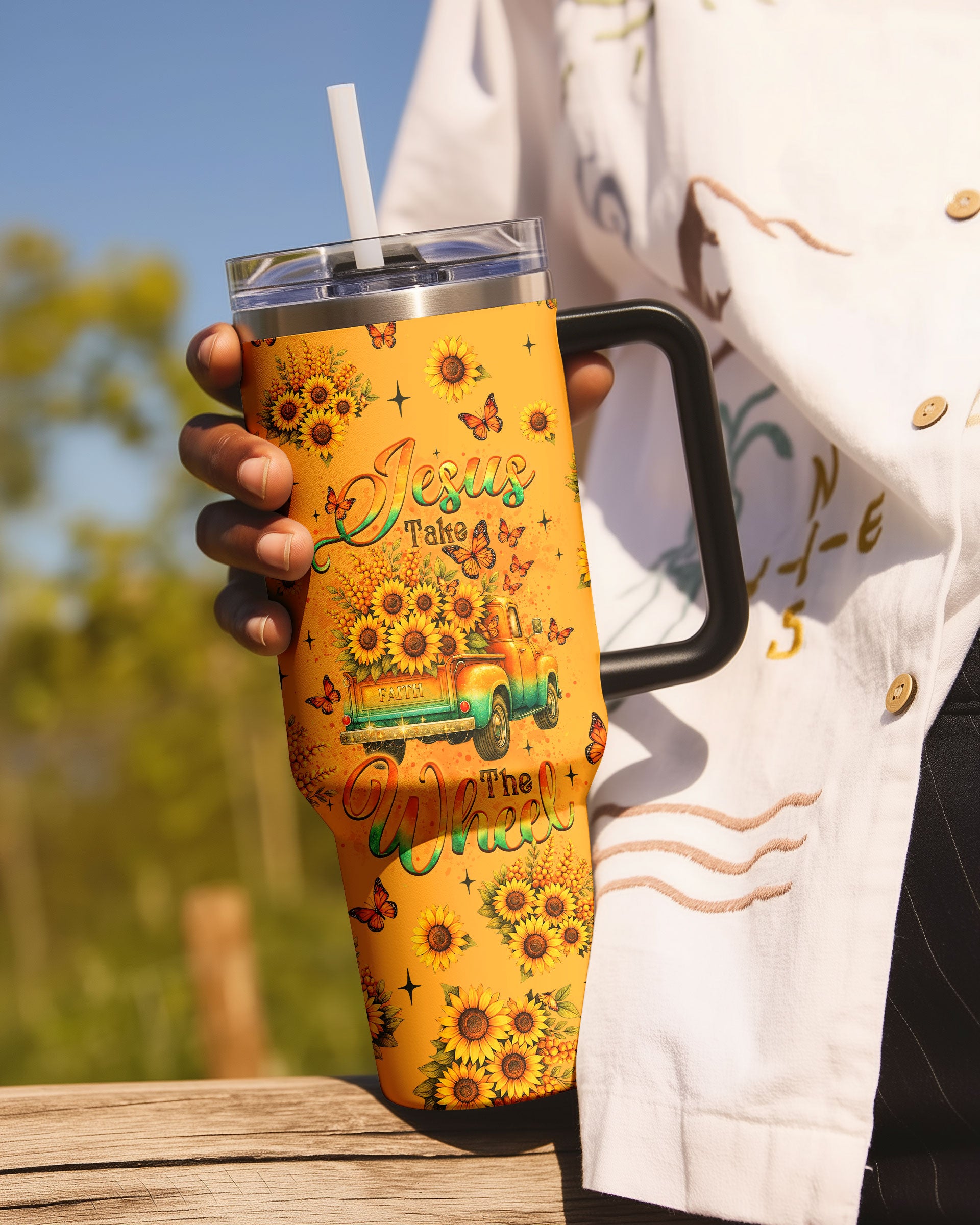 Jesus Take The Wheel Tumbler - Yhlt2309255
