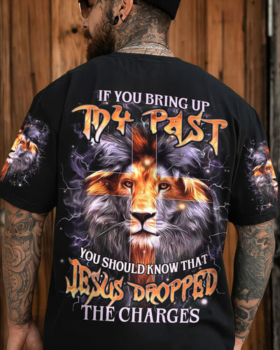 Jesus Dropped The Charges Lion Men's All Over Print Shirt - Yhhn0808241