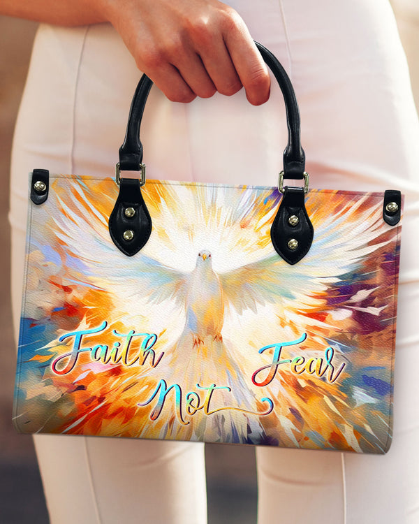 Faith Not Fear Leather Handbag - Yhln2806242