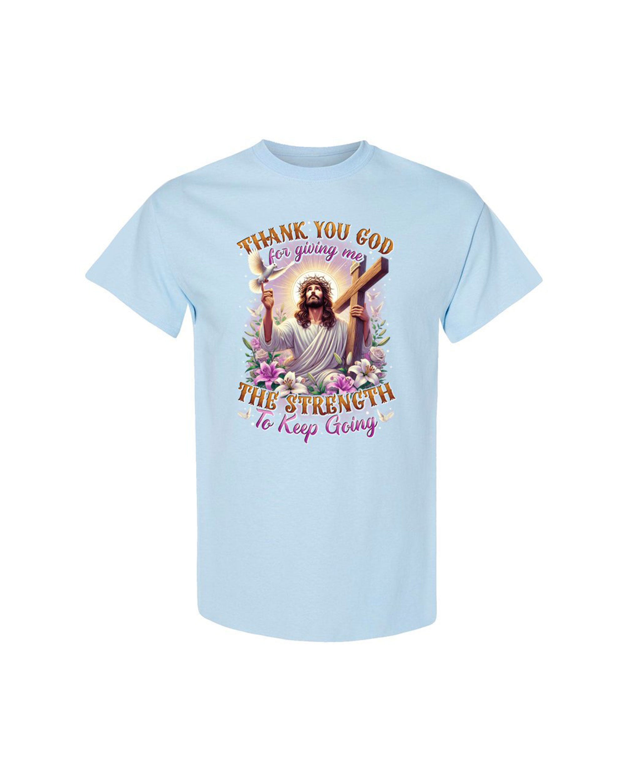 Thank You God Cotton Shirt - Tytd2403253