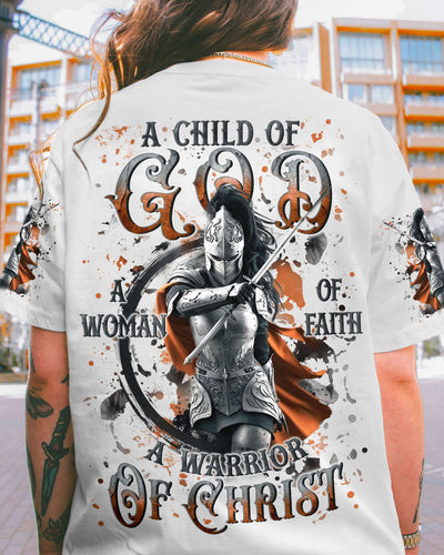 A Child Of God A Woman Of Faith Women's All Over Print Shirt - Yhln2409253