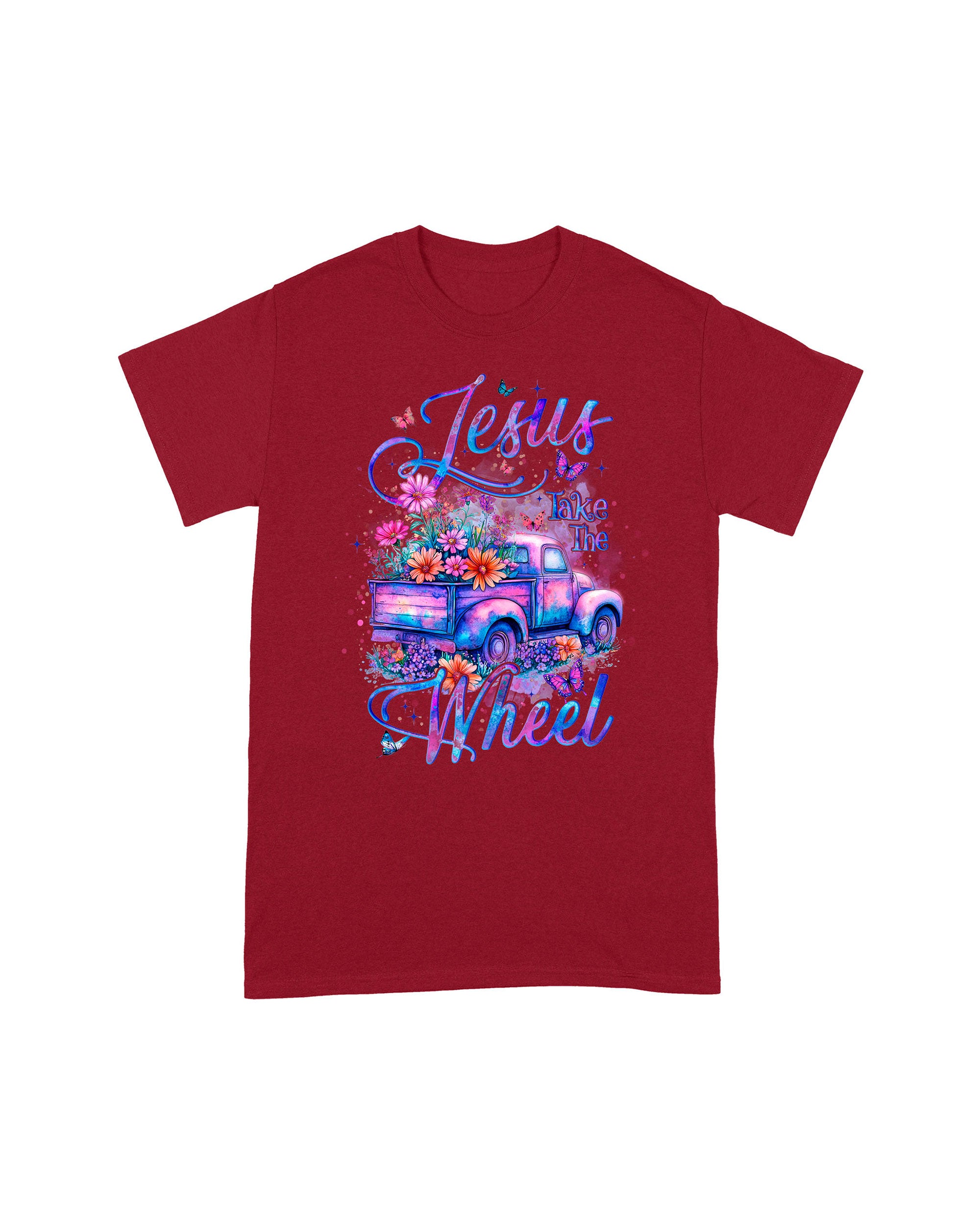 Jesus Take The Wheel Cotton Shirt - Tyqy1806253
