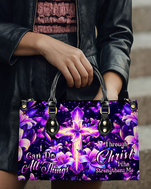 I Can Do All Things Leather Handbag - Yhhn2803243