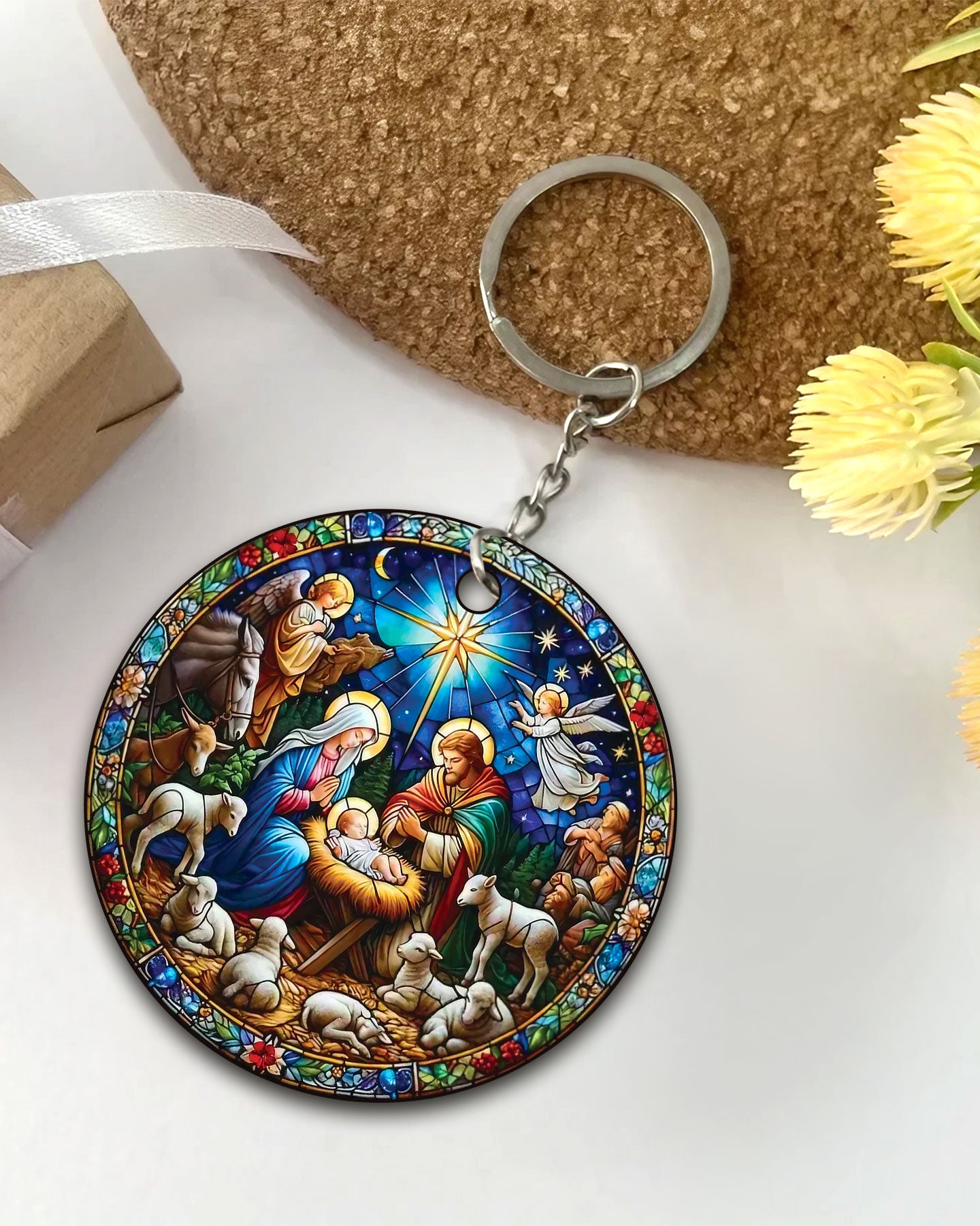 Nativity Scene Ornament & Keychain - Yhlt2209255