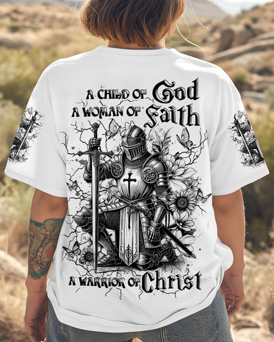 A Child Of God A Woman Of Faith Women's All Over Print Shirt - Yhlt1703253