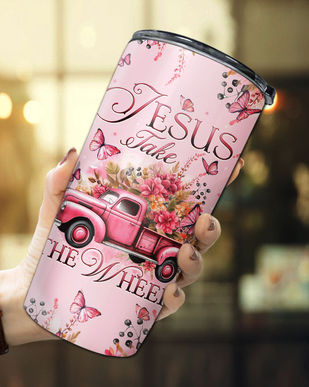 Jesus Take The Wheel Tumbler - Tytd0112232