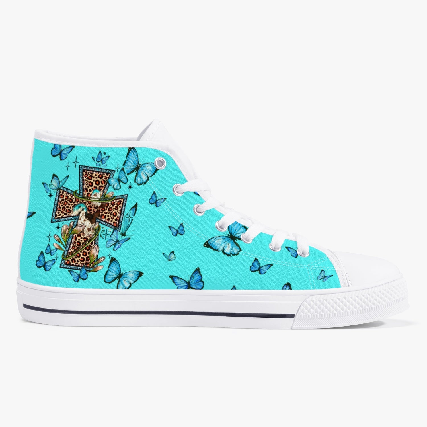 Just A Girl Who Loves Jesus High Top Canvas Shoes - Ty0707235