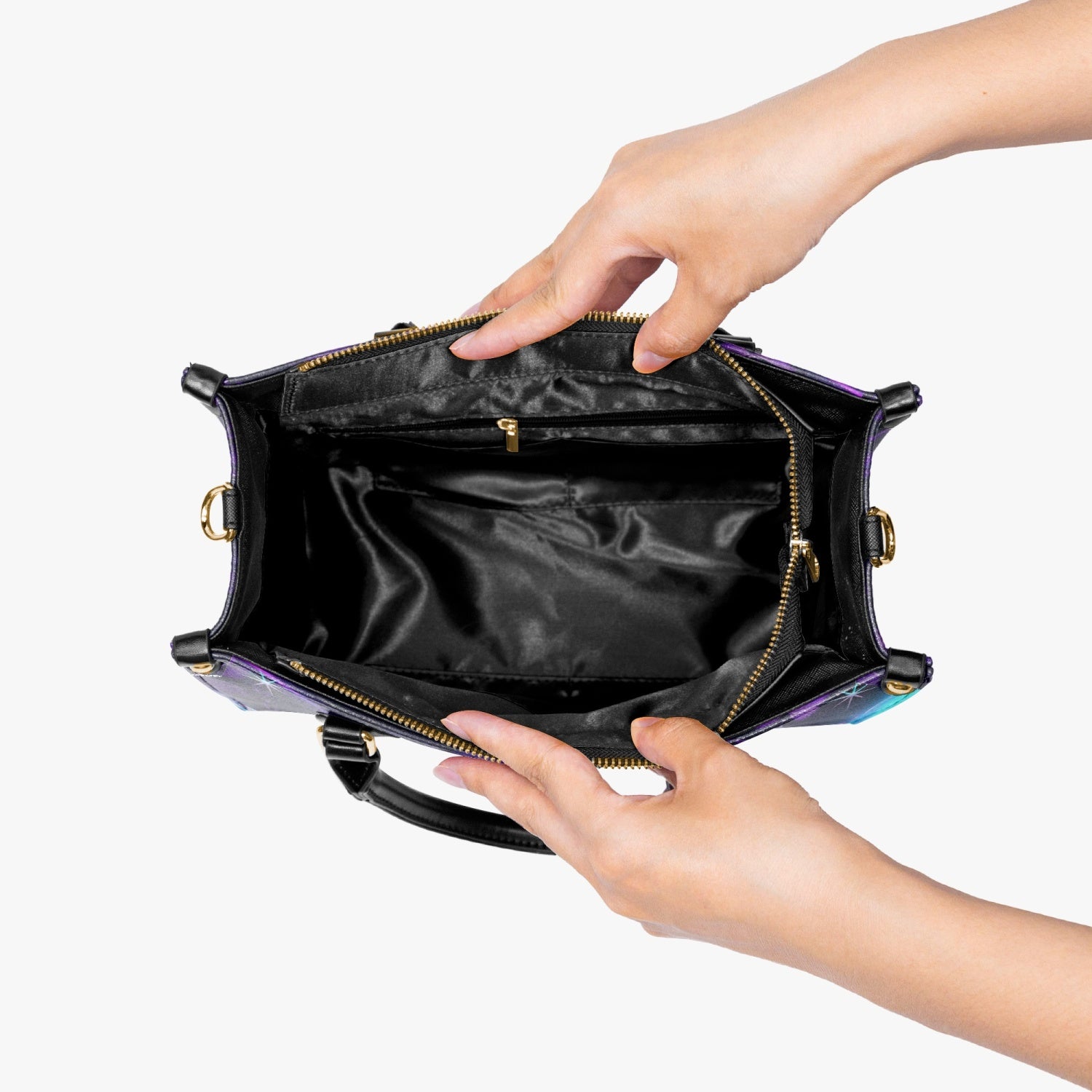 I Believe In God Leather Handbag - Yhlt2803241