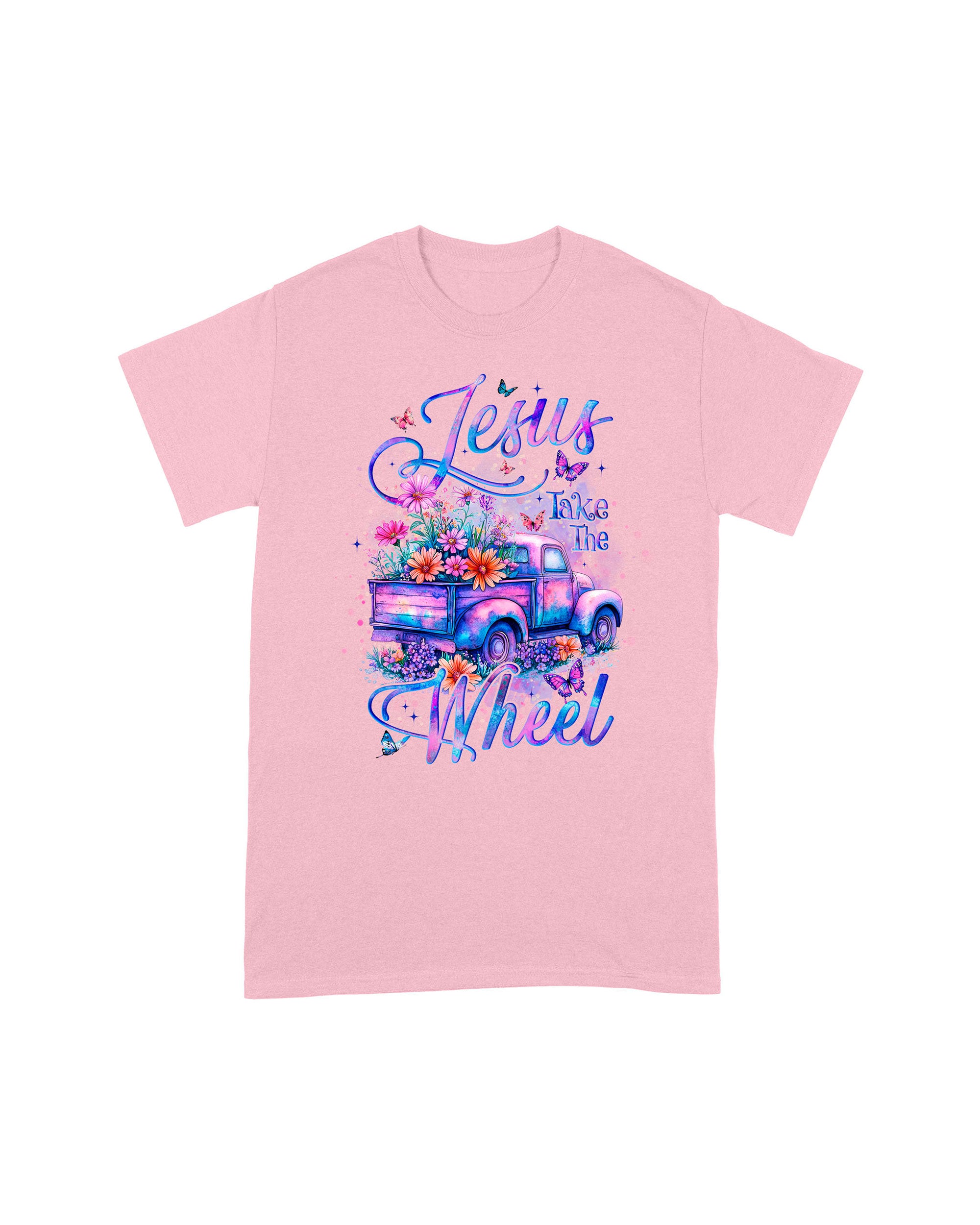 Jesus Take The Wheel Cotton Shirt - Tyqy1806253