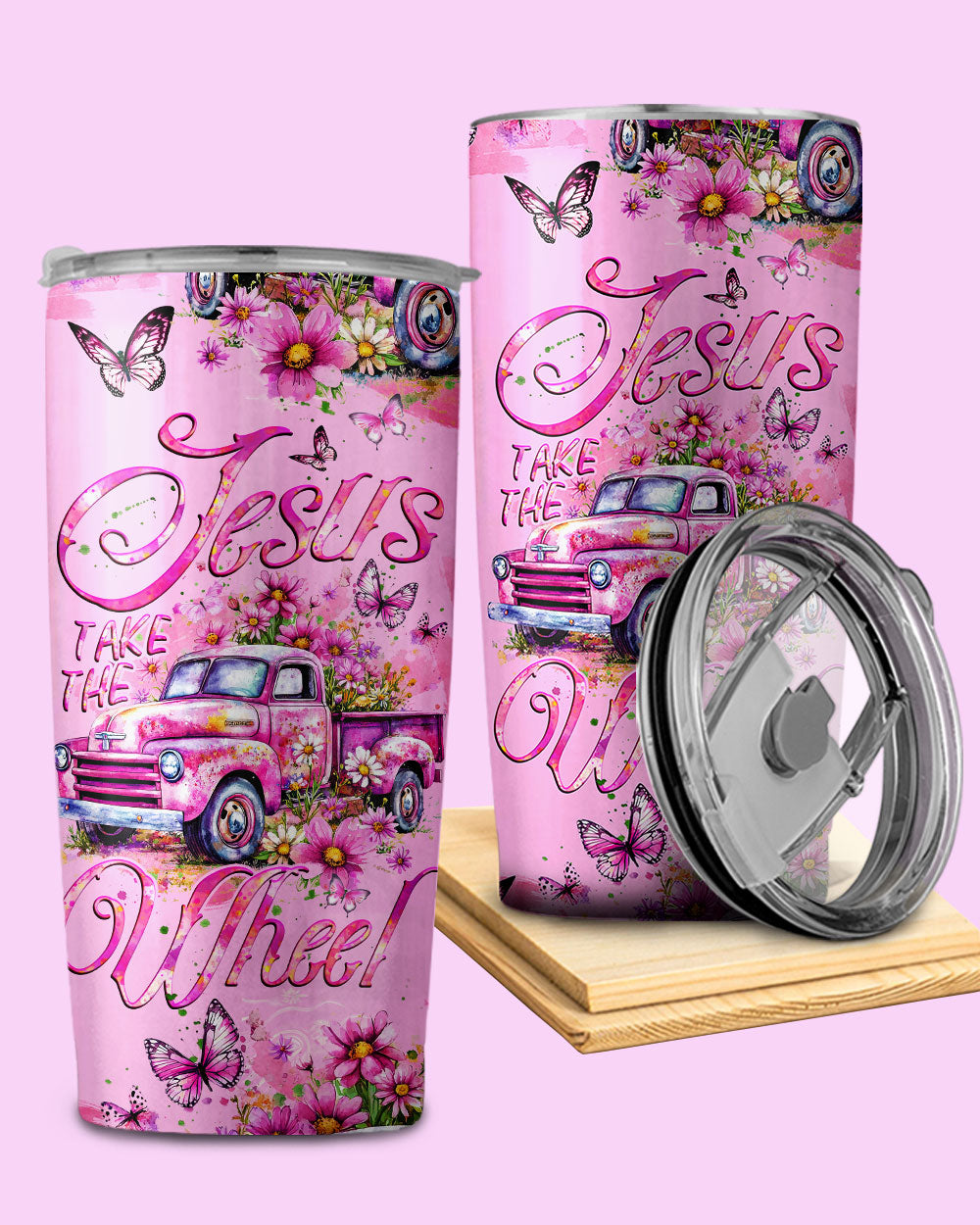 Jesus Take The Wheel Tumbler - Tyqy1604253