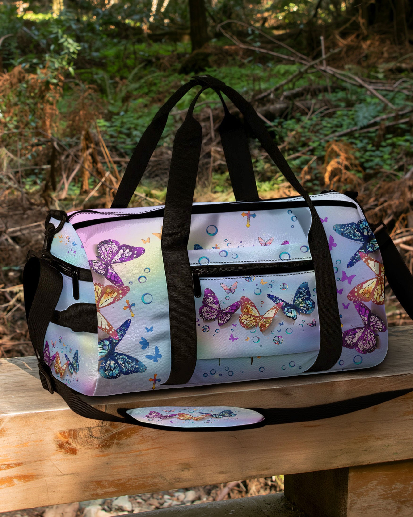 Faith Hope Love Butterfly Travelling Bag - Yhlt2508255