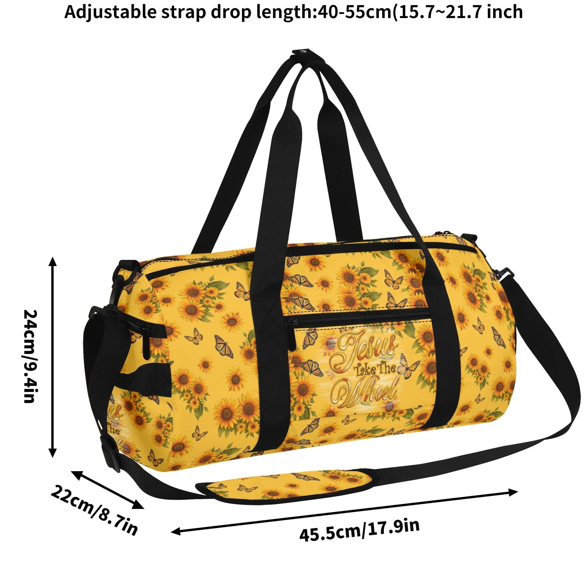 Jesus Take The Wheel Sunflowers Travelling Bag - Tyqy2208254