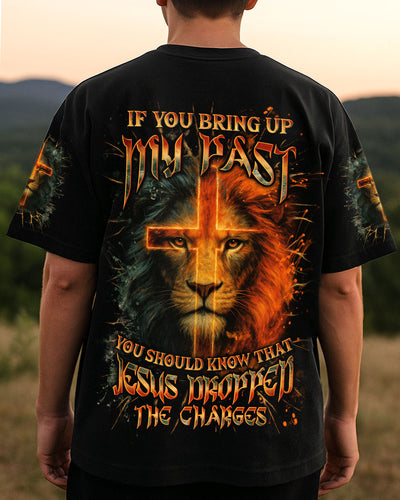 Jesus Dropped The Charges Lion Men's All Over Print Shirt - Yhln0807251