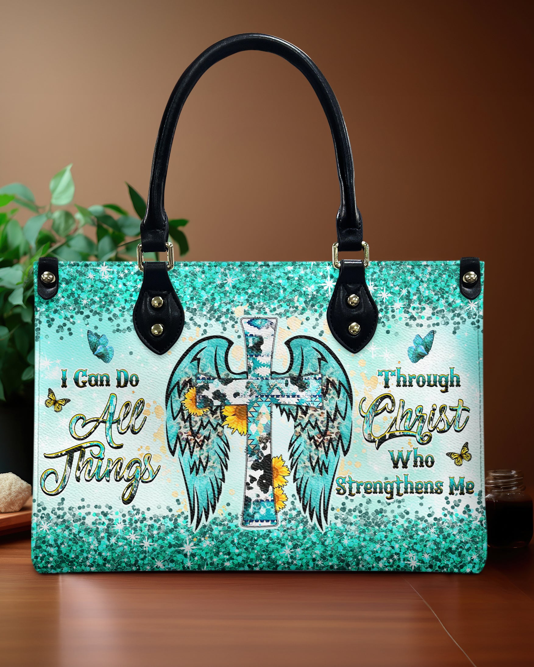 I Can Do All Things Leather Handbag - Yhhg2307244