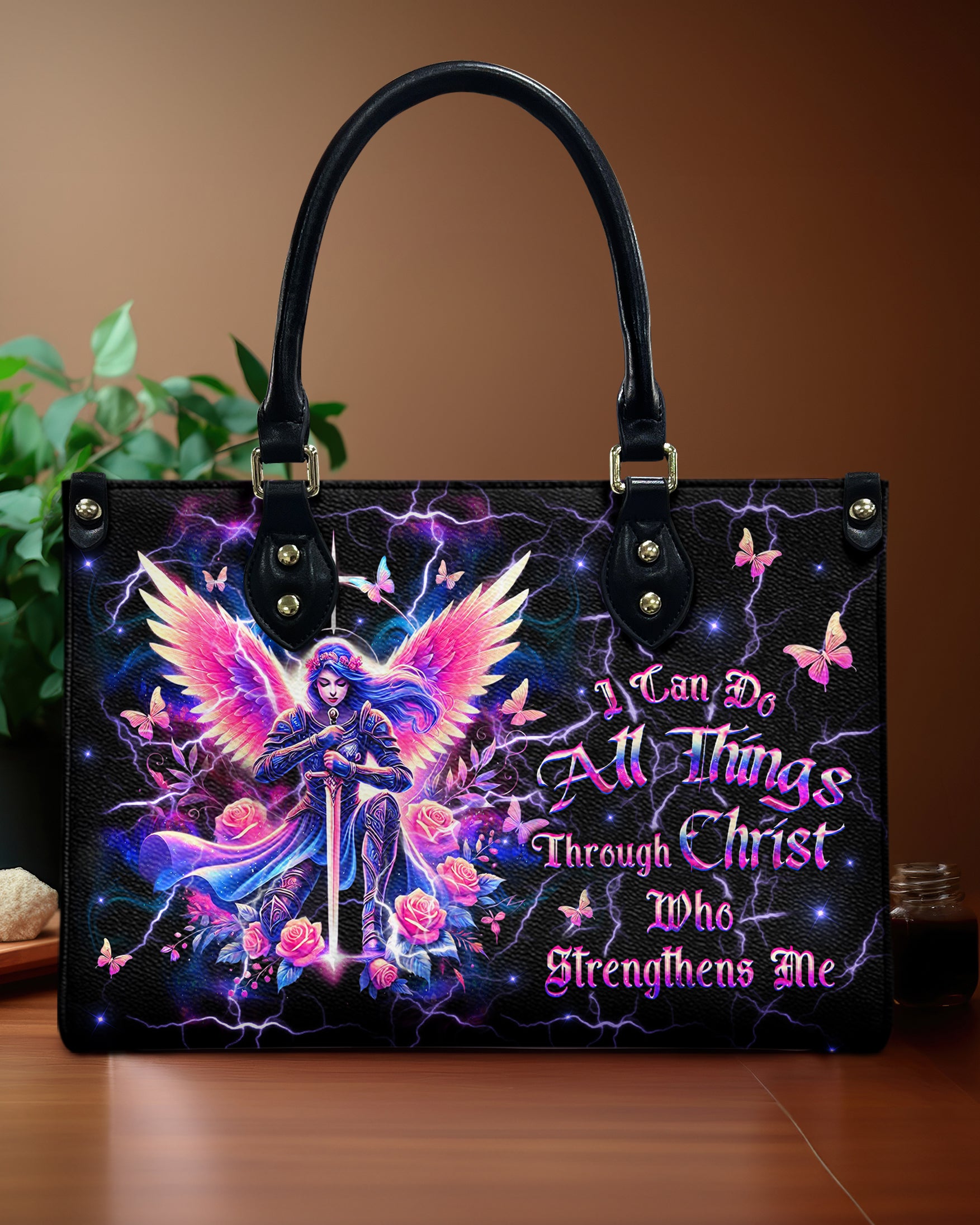 I Can Do All Things Leather Handbag - Yhhg1612244
