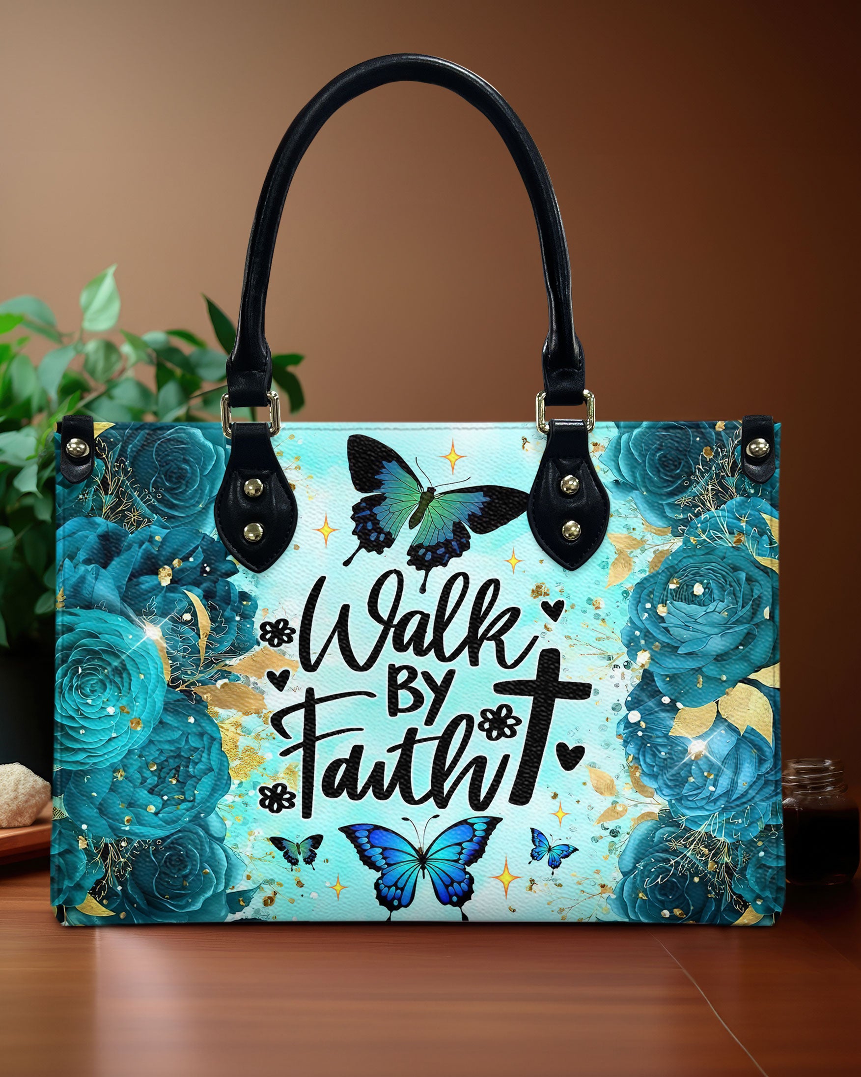 Walk By Faith Leather Handbag - Tlno1507244