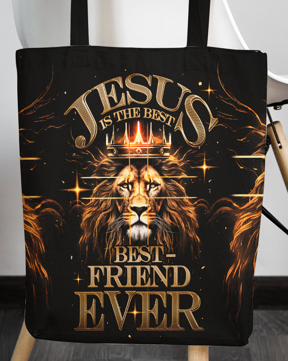 Jesus Is The Best Lion Tote Bag - Ty0207238