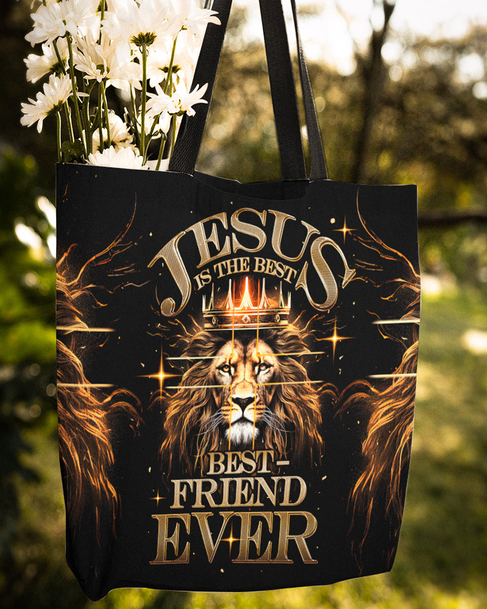 Jesus Is The Best Lion Tote Bag - Ty0207238