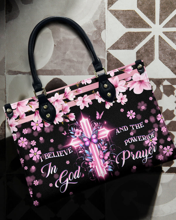 I Believe In God Leather Handbag - Yhkd2703243
