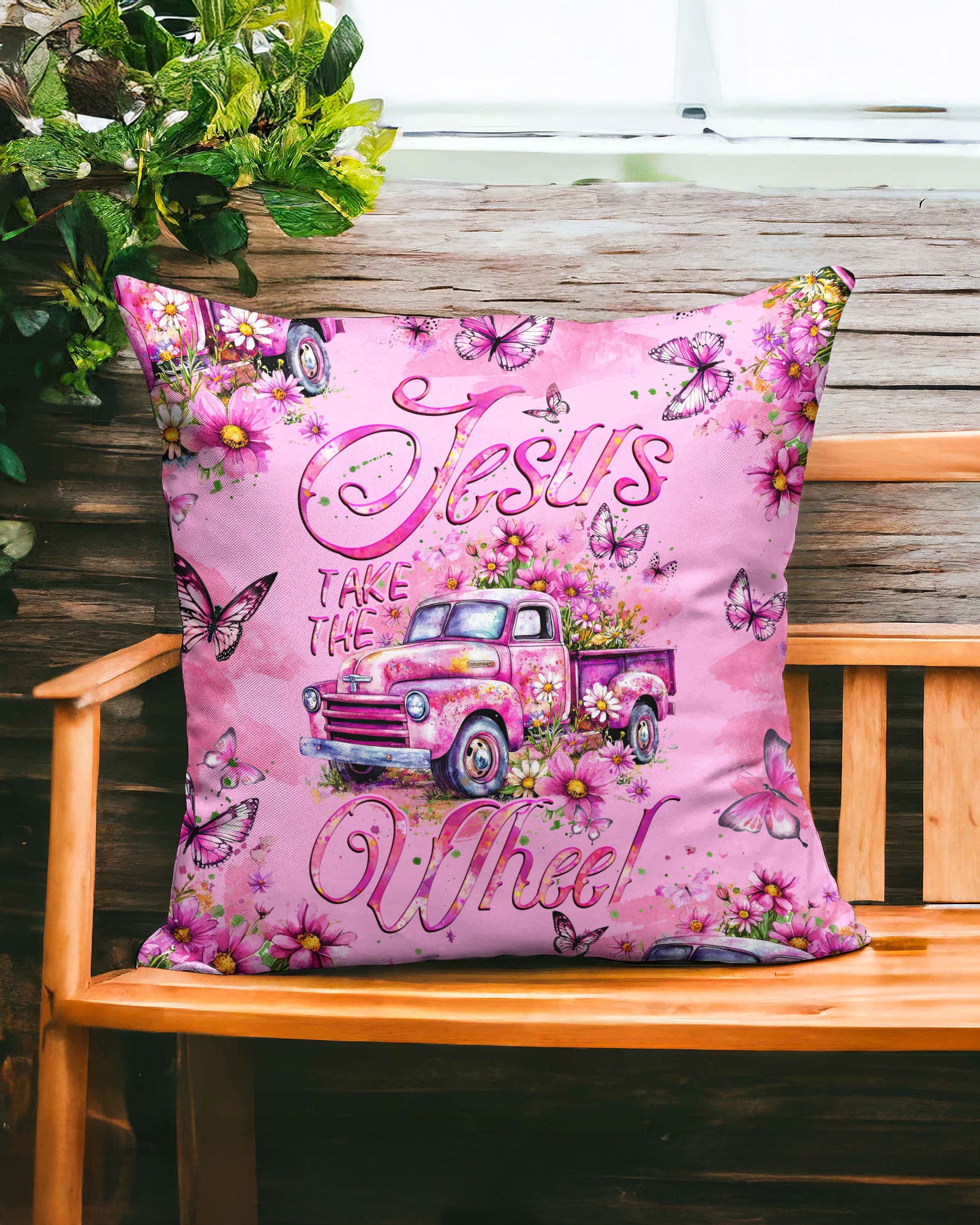 Jesus Take The Wheel Pillow - Tyqy1604258
