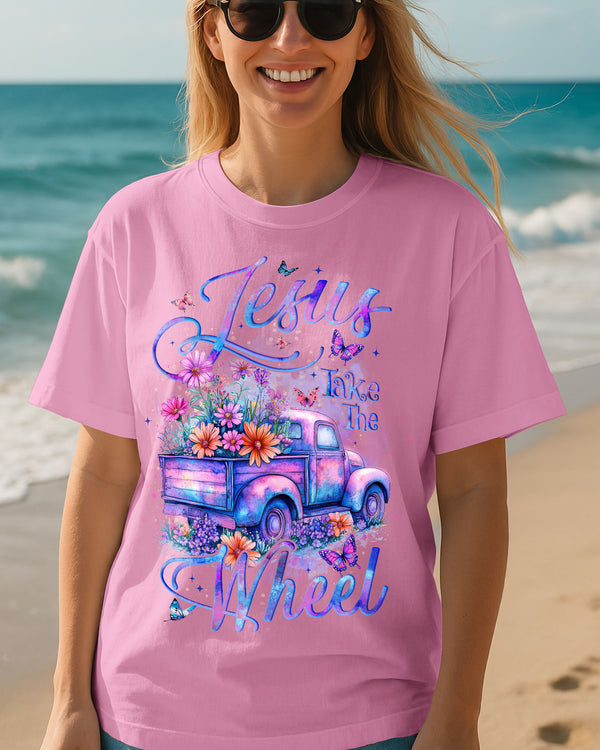 Jesus Take The Wheel Cotton Shirt - Tyqy1806253