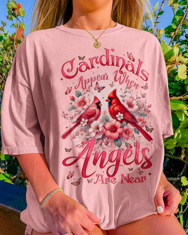 When Cardinals Appear Angels Are Near Cotton Shirt - Tyqy1802255